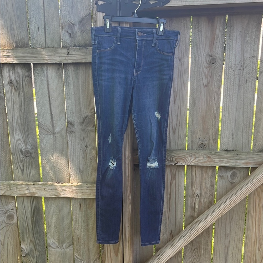 Hollister Skinny Jeans with Distressed Details